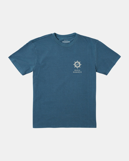 1 Sunburn Tee Blue AVYZT01552 RVCA