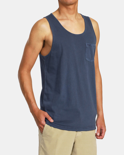 4 PTC Pigment Tank T-Shirt Grey AVYZT01563 RVCA