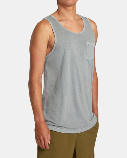 4 PTC Pigment Tank T-Shirt Green AVYZT01563 RVCA