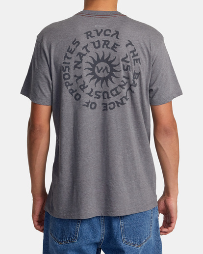 3 Hypnosis Tee Grey AVYZT01616 RVCA