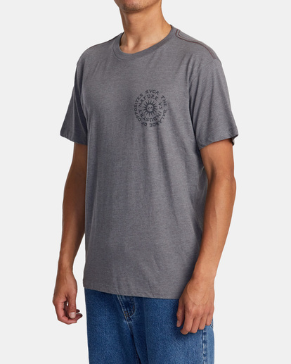 4 Hypnosis Tee Grey AVYZT01616 RVCA