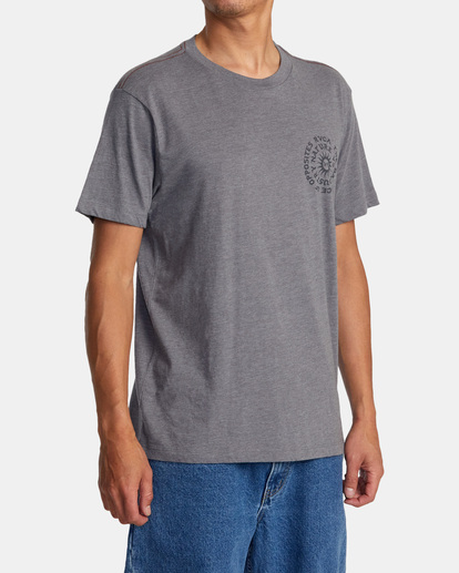 5 Hypnosis Tee Grey AVYZT01616 RVCA