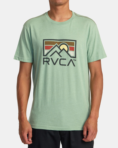 1 Horizon Ind Tee Green AVYZT01617 RVCA