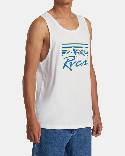 4 Blinders Tank White AVYZT01625 RVCA