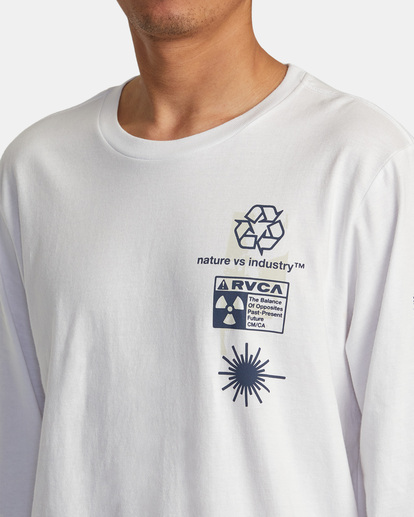 5 Infografik Long Sleeve Tee White AVYZT01628 RVCA