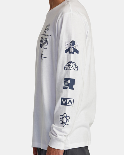6 Infografik Long Sleeve Tee White AVYZT01628 RVCA