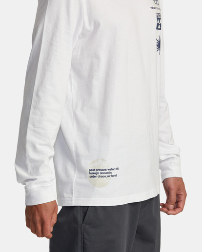 7 Infografik Long Sleeve Tee White AVYZT01628 RVCA
