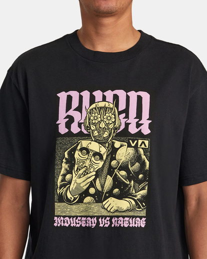 5 Martin Ander Manderoid Tee Black AVYZT01631 RVCA