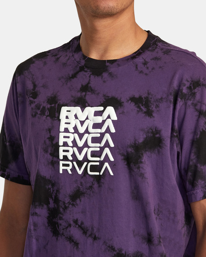6 Degen Tee Purple AVYZT01639 RVCA