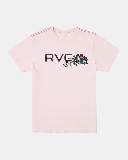 0 Arrangement Tee Pink AVYZT01645 RVCA