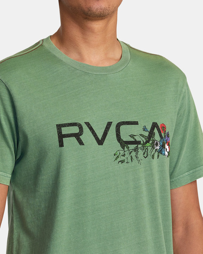 5 Arrangement Tee Green AVYZT01645 RVCA