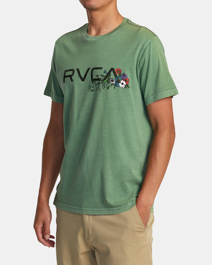 3 Arrangement Tee Green AVYZT01645 RVCA