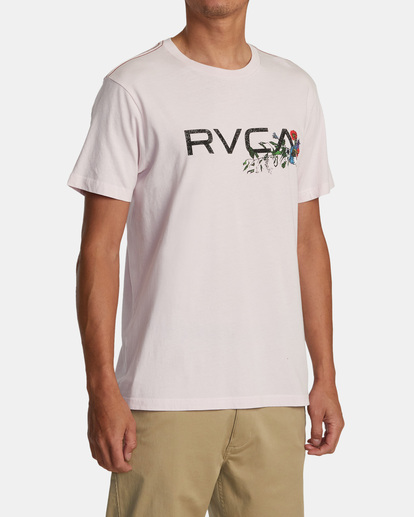 4 Arrangement Tee Pink AVYZT01645 RVCA