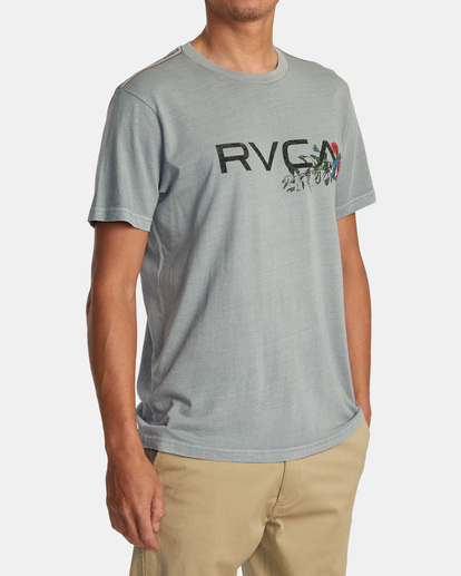 4 Arrangement Tee Green AVYZT01645 RVCA