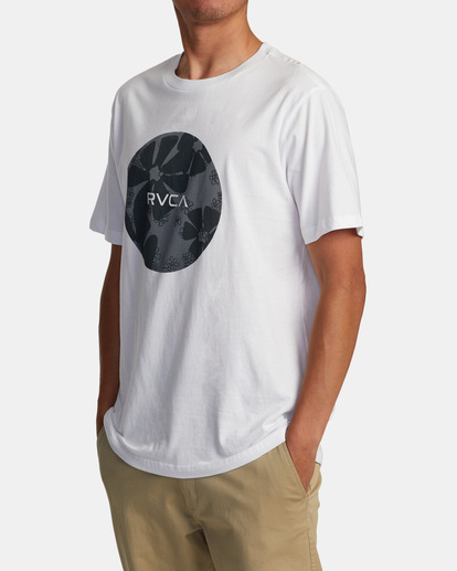 3 Motors Tee White AVYZT01660 RVCA