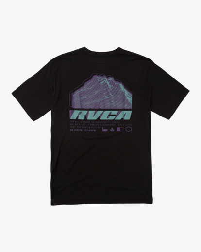 1 VA Sport Elevate Tee Black AVYZT01674 RVCA