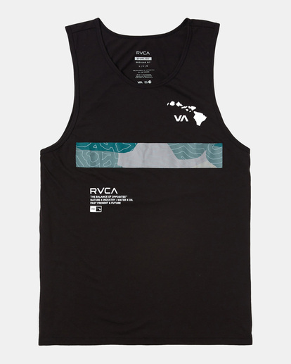 5 Hawaii Bar Topo Camo Vest  AVYZT01690 RVCA