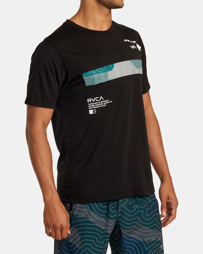 6 Hawaii Bar Topo Camo - T-shirt pour Homme Noir AVYZT01691 RVCA