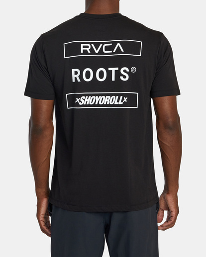 3 Ruotolo Stack - T-Shirt for Men Black AVYZT01721 RVCA