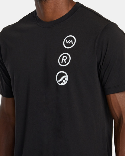 8 Ruotolo Stack - T-Shirt for Men Black AVYZT01721 RVCA