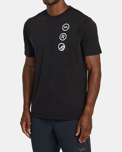 5 Ruotolo Stack - T-Shirt for Men Black AVYZT01721 RVCA
