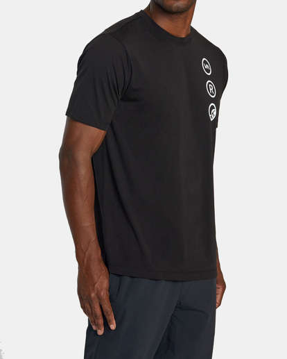 6 Ruotolo Stack - T-Shirt for Men Black AVYZT01721 RVCA