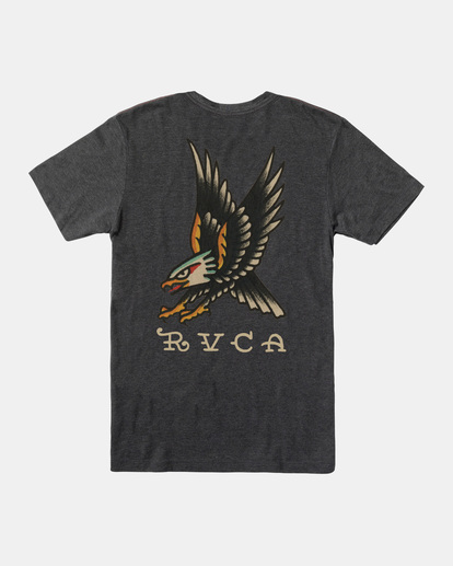 0 Bert Eagle T-Shirt Black AVYZT01799 RVCA
