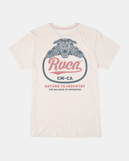 0 Pantero T-Shirt White AVYZT01802 RVCA