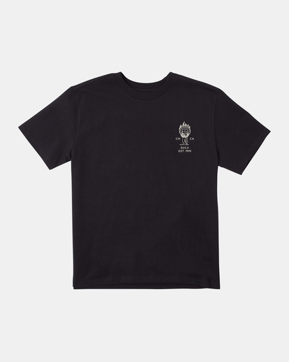 1 World Weight T-Shirt Black AVYZT01826 RVCA