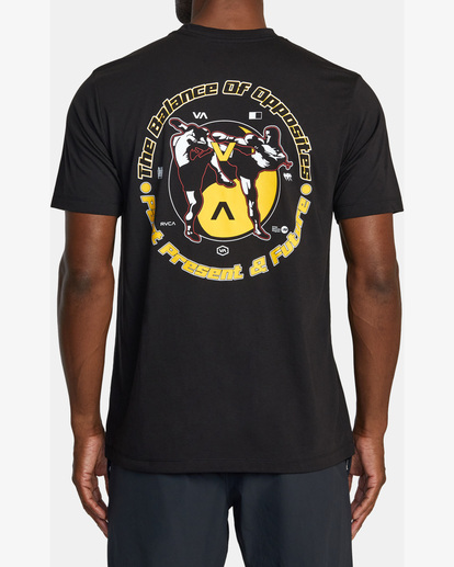 2 Circle Of Balance T-Shirt Black AVYZT01856 RVCA