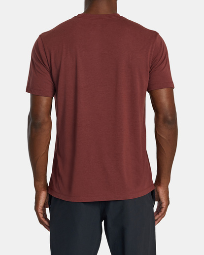 1 RVCA Ball T-Shirt Red AVYZT01862 RVCA