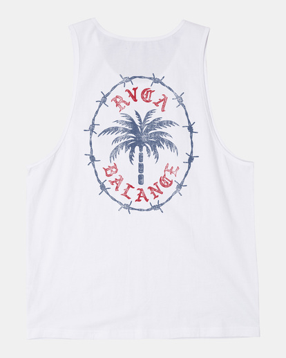 0 Palm Wire Tank White AVYZT01899 RVCA