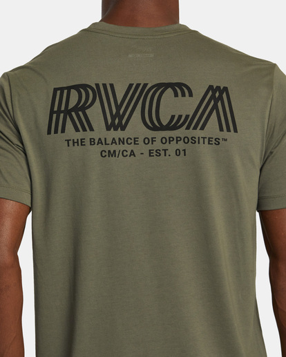 4 RVCA Copy T-Shirt Green AVYZT01902 RVCA
