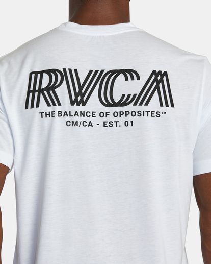 4 RVCA Copy T-Shirt White AVYZT01902 RVCA