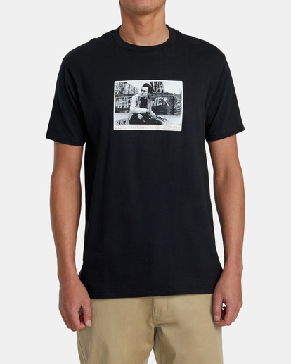 1 Andrew 2002 - Camiseta para Hombre Negro AVYZT01946 RVCA