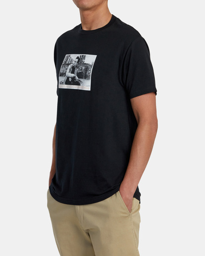 4 Andrew 2002 - Camiseta para Hombre Negro AVYZT01946 RVCA