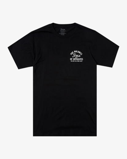 0 RVCA CURSIVE SS Black AVYZT02365 RVCA