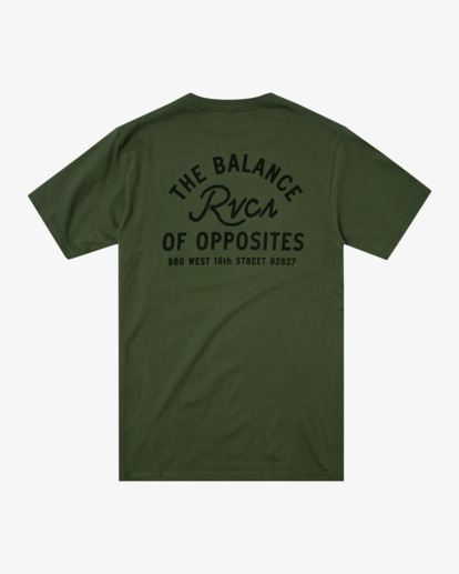 1 RVCA CURSIVE SS Green AVYZT02365 RVCA