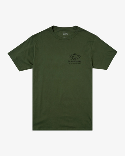 0 RVCA CURSIVE SS Green AVYZT02365 RVCA