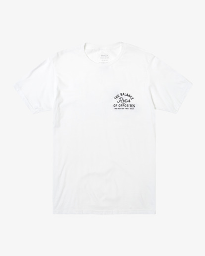 0 RVCA CURSIVE SS White AVYZT02365 RVCA