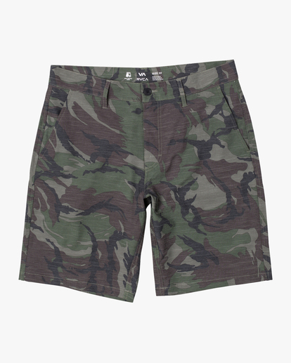 0 Boy's Balance Hybrid Walkshorts 17" Brown B2031RBH RVCA