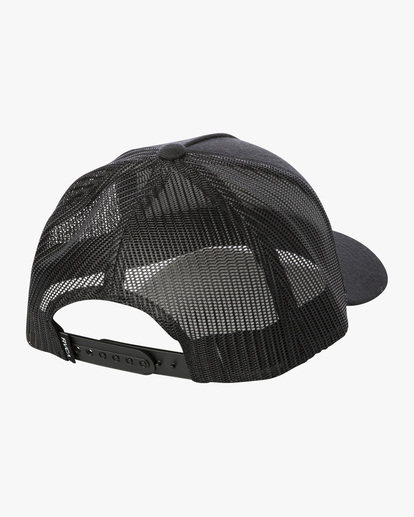 1 Boy's VA All The Way Curved Trucker Hat Black BAHW3RVA RVCA