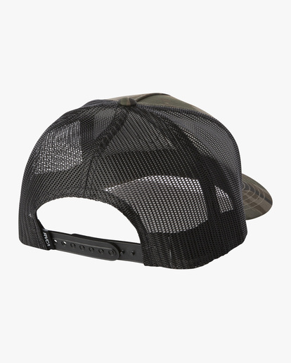 1 Boy's VA All The Way Curved Trucker Hat Brown BAHW3RVA RVCA