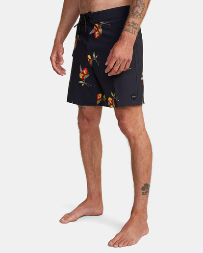 4 Restless - Boardshort pour Homme Gris C1BSRCRVP2 RVCA