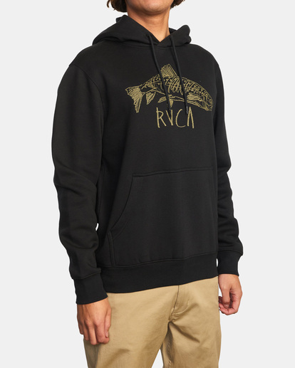 Rvca hooded best sale shirt
