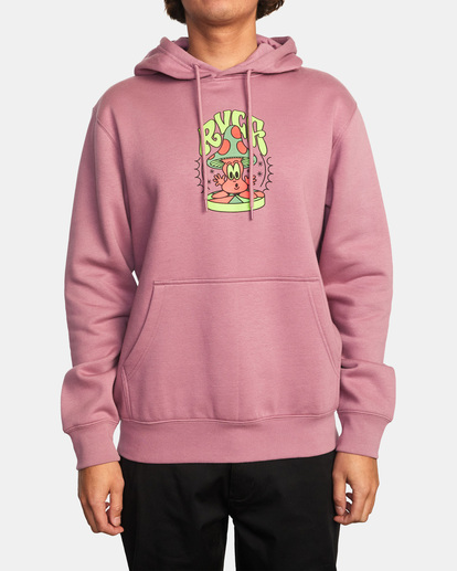 Rvca pink sales hoodie