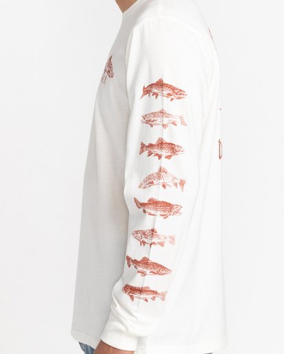 4 Ben Horton Downstream - Longsleeve für Männer Weiss C1LSRARVP2 RVCA