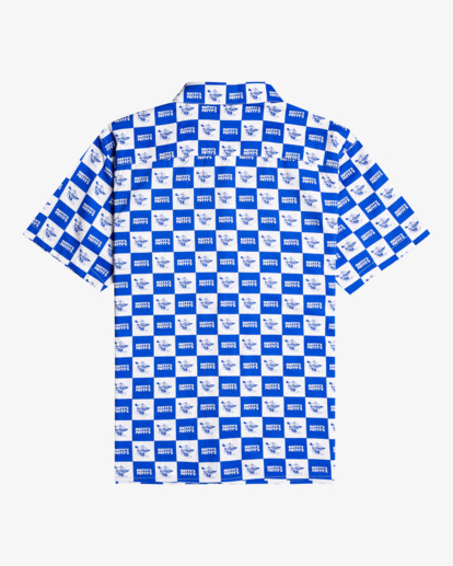 1 Matty Matheson Burger Club - Short Sleeve Shirt for Men Blue C1SHMCRVMU RVCA