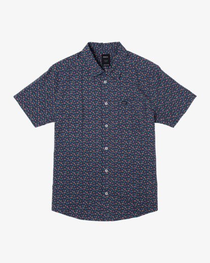0 Sundowner Floral - Short Sleeve Shirt for Men Blue C1SHRBRVP2 RVCA