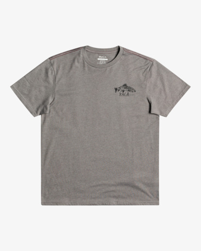 0 Ben Horton Downstream - Short Sleeve T-Shirt for Men Grey C1SSRARVP2 RVCA